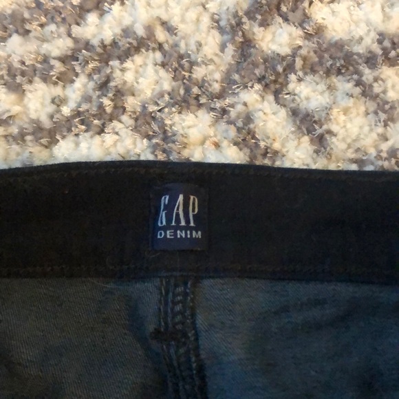 GAP indigo/dark wash tie ankle jeans - Picture 8 of 8